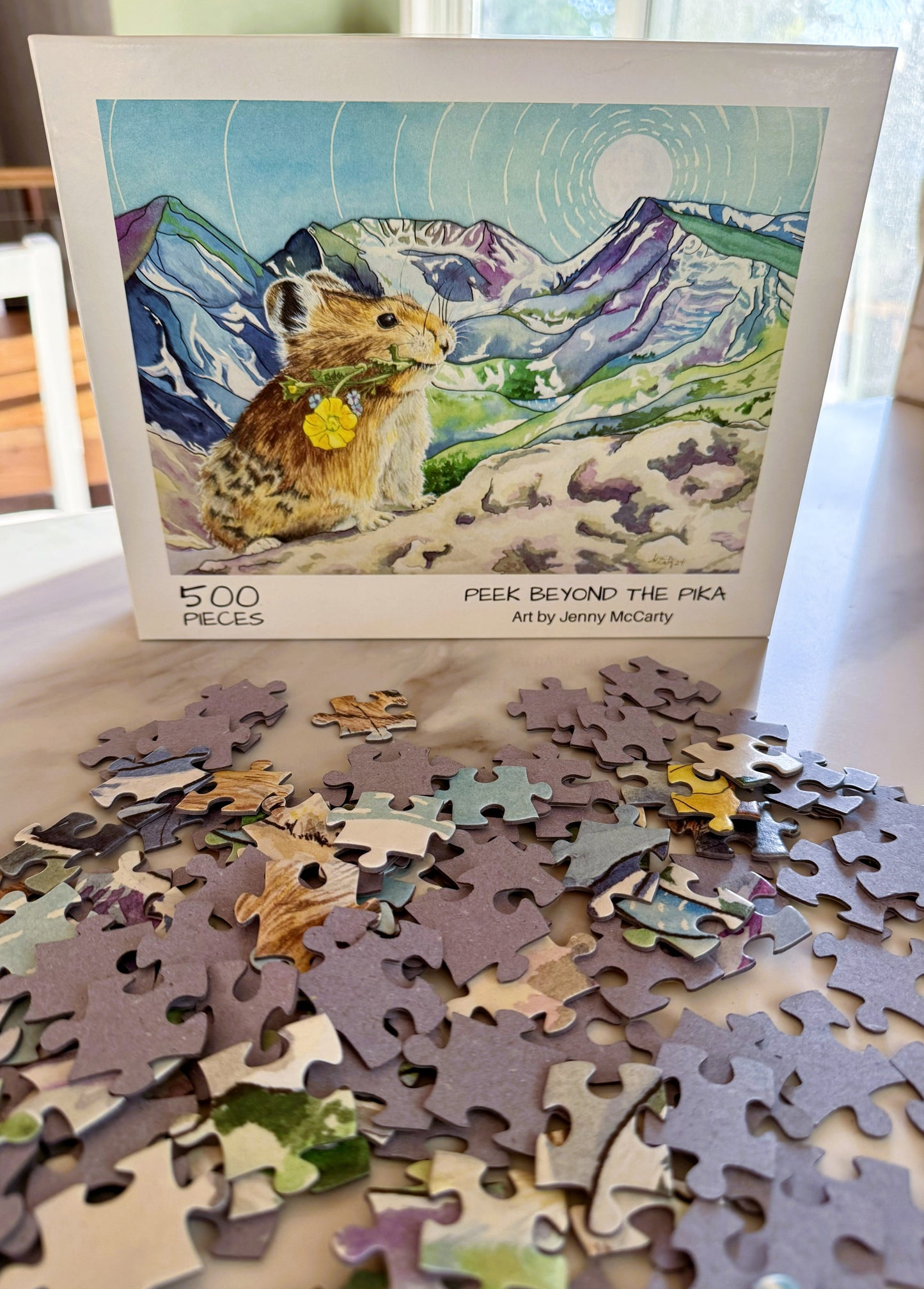 Peek Beyond the Pika Fine Art Puzzle