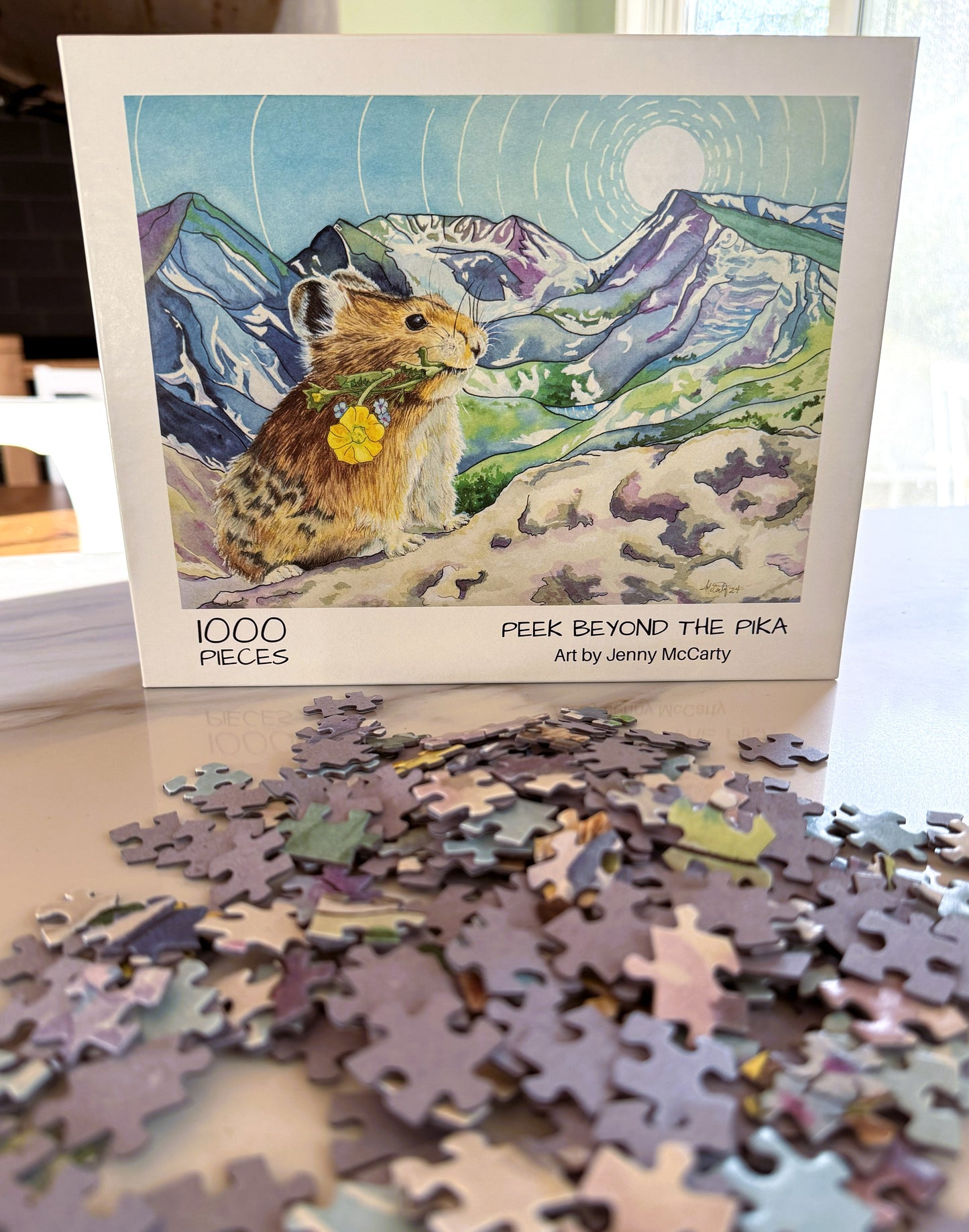Peek Beyond the Pika Fine Art Puzzle