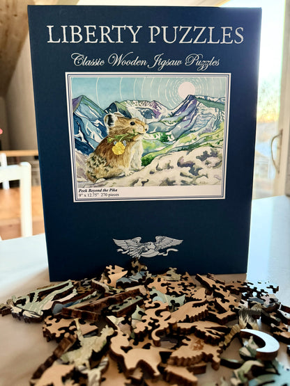 Peek Beyond the Pika Fine Art Puzzle