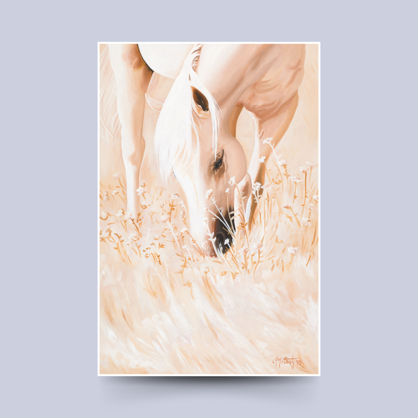 Serene Sepia Paper Fine Art Print