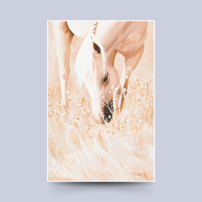 Serene Sepia Paper Fine Art Print
