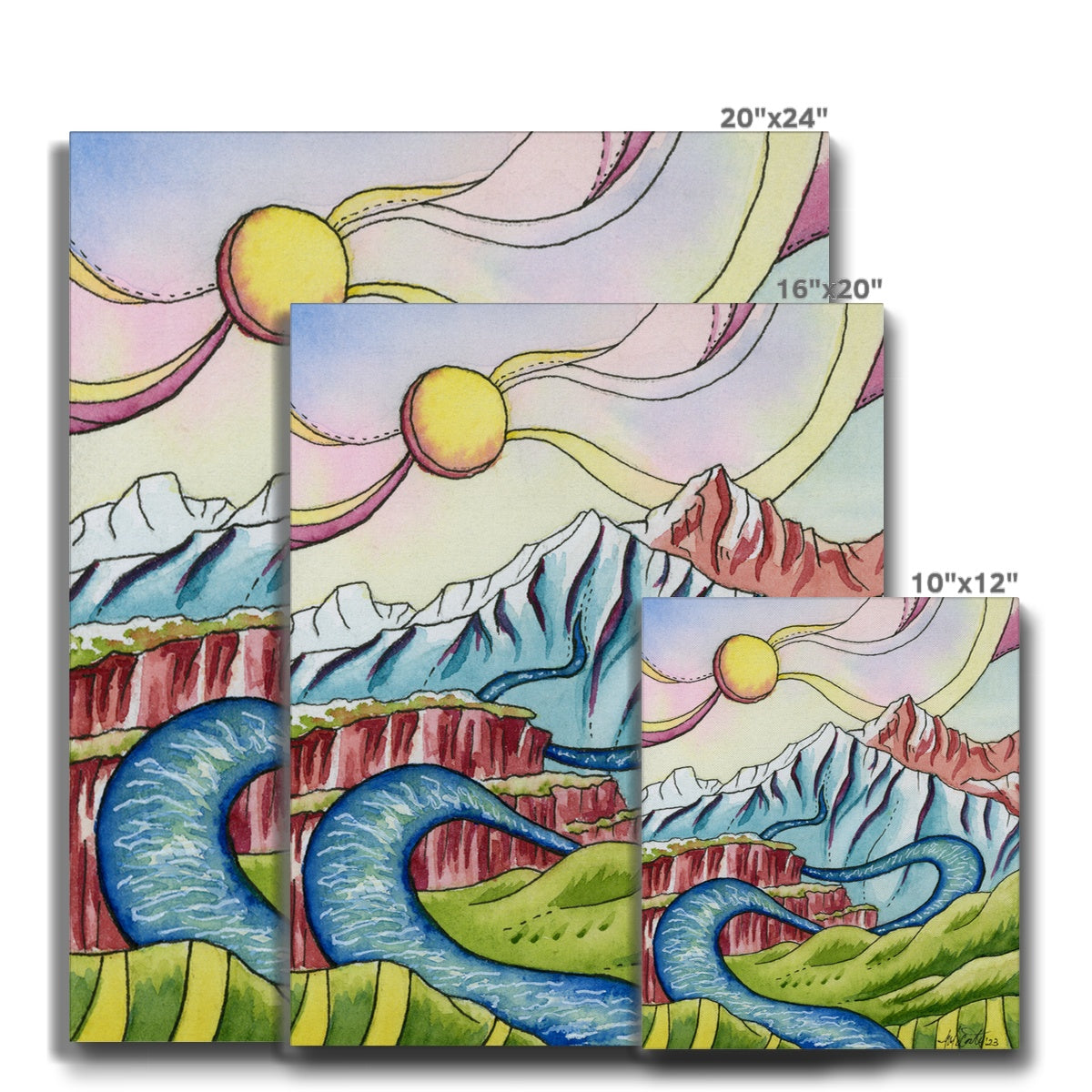 Whimsical St. Vrain Canvas