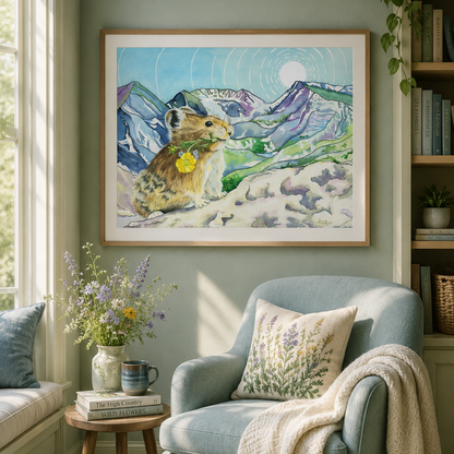 Peek Beyond the Pika - Rocky Mountain Wildlife Fine Art Print