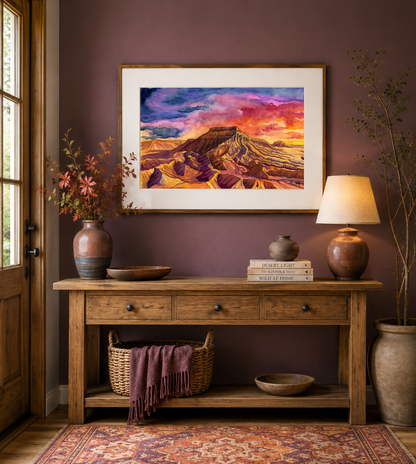 Capitol Reef Majesty – Southwest Desert Landscape Paper Fine Art Print