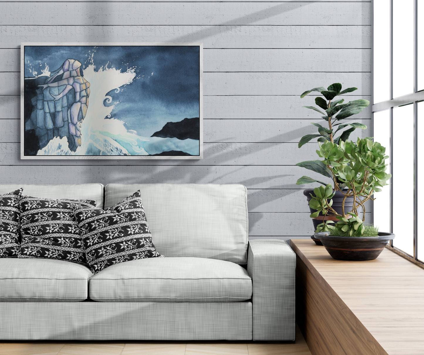 I Am the Rock Canvas Fine Art Print