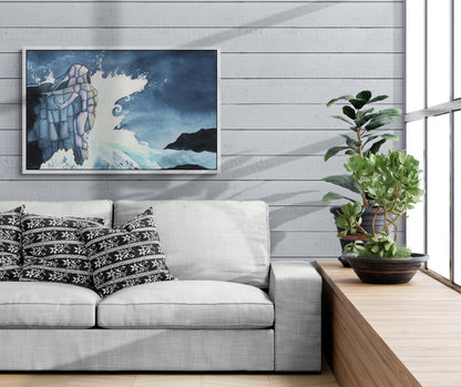 I Am the Rock Canvas Fine Art Print