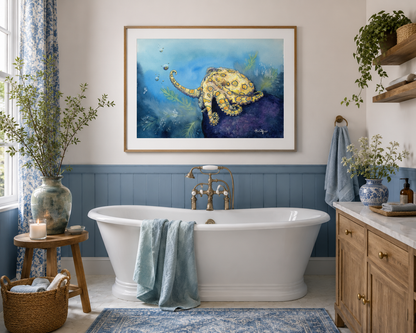 Stay Curious - Whimsy Octopus Paper Print for Ocean Lovers