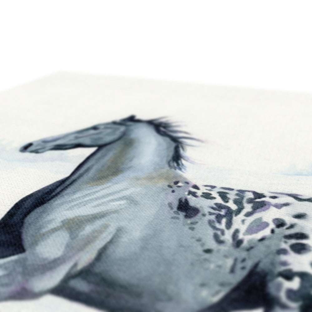 Winter Warrior – War Horse-Inspired Friesian Equine Fine Art Print