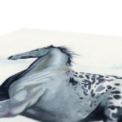 Winter Warrior – War Horse-Inspired Friesian Equine Fine Art Print