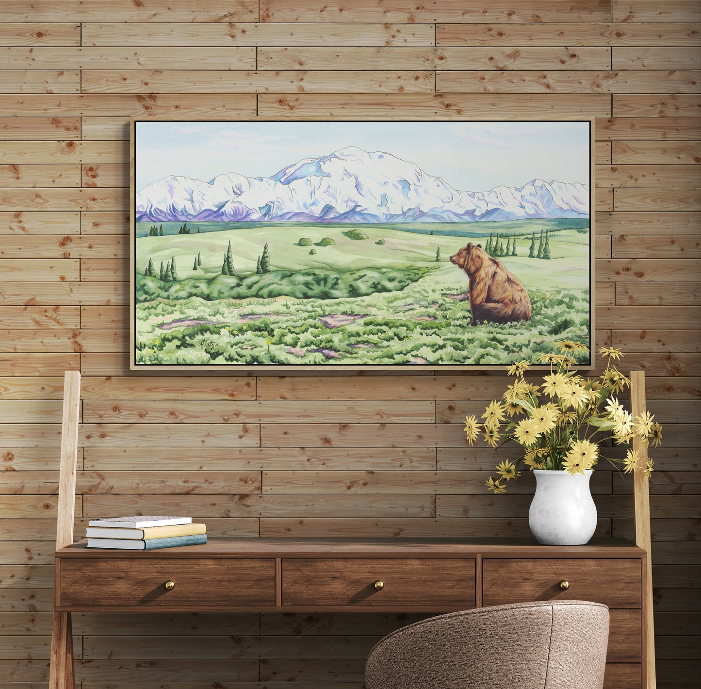 Denali Dreamin’ – Alaska Wildlife Canvas Fine Art Print