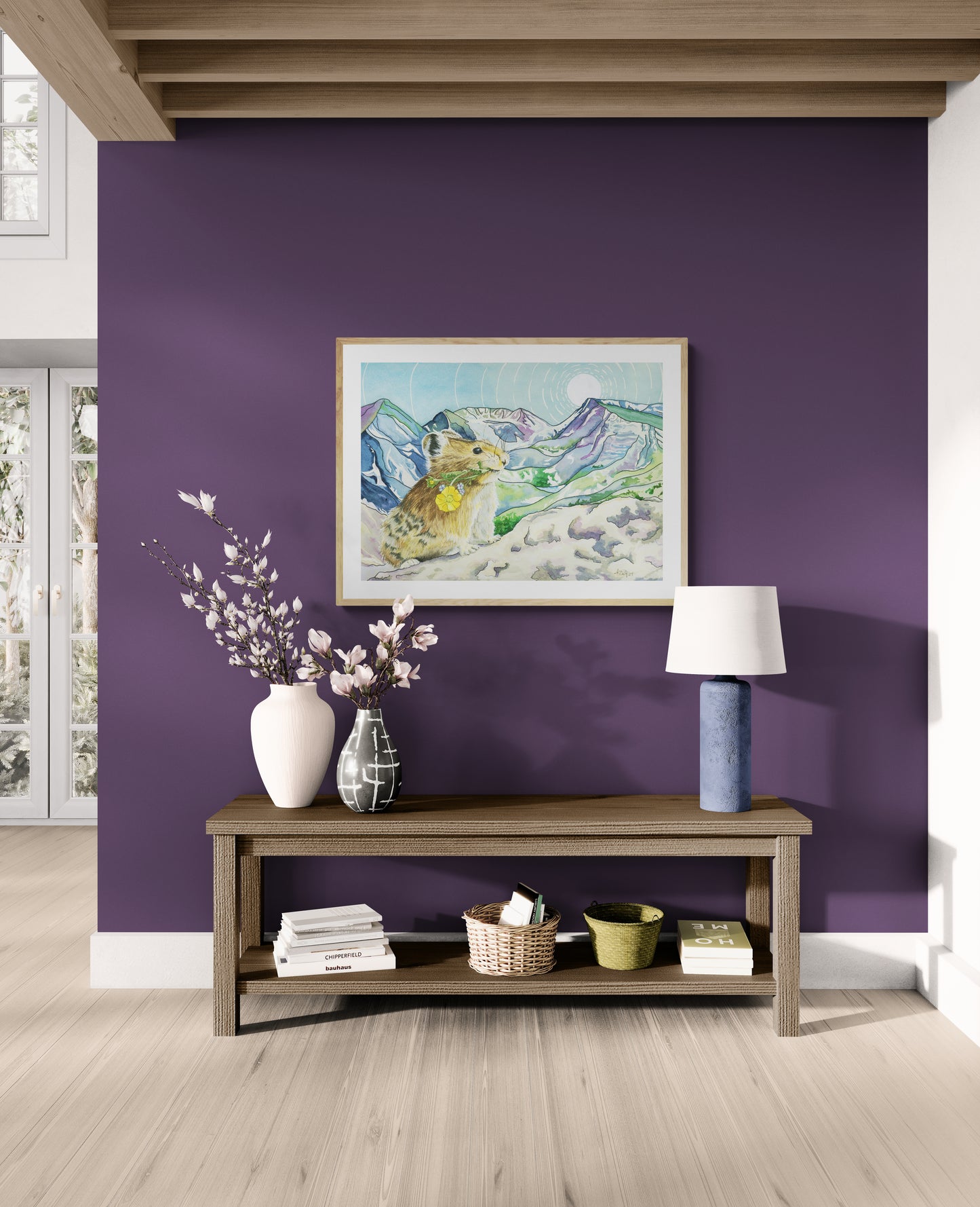 Peek Beyond the Pika - Rocky Mountain Wildlife Fine Art Paper Print