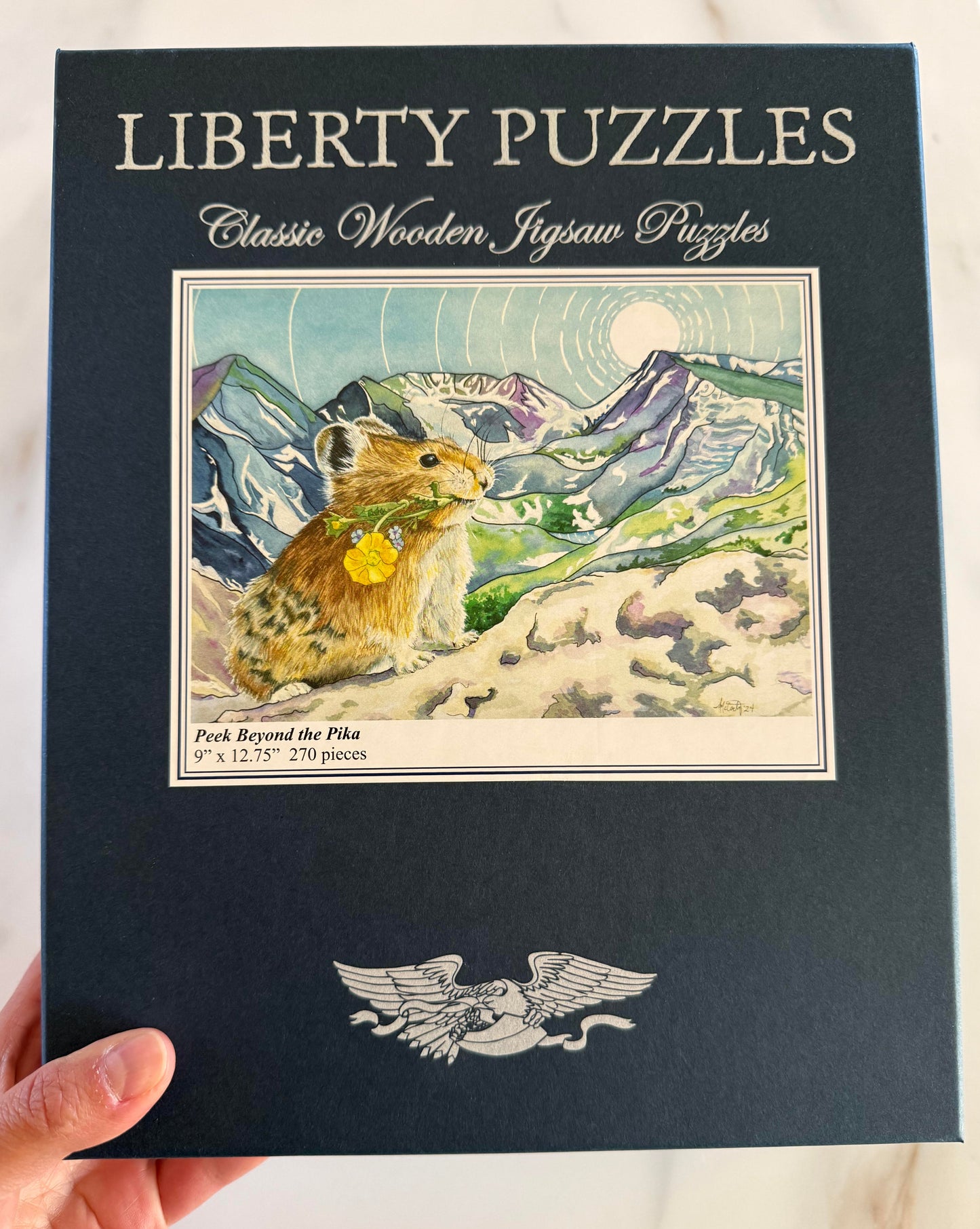Peek Beyond the Pika Fine Art Puzzle